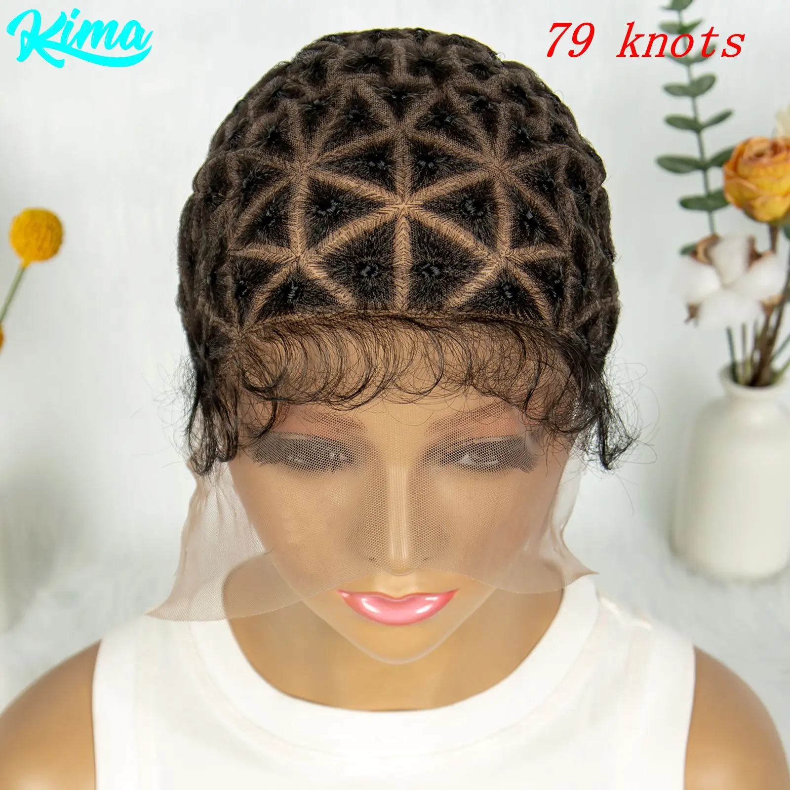 Full Lace Braided Wig Cap for Braided Wig Knotless Box Braid Making Sew In Crochet Braids Cap Wig with Baby Hair for Black Women