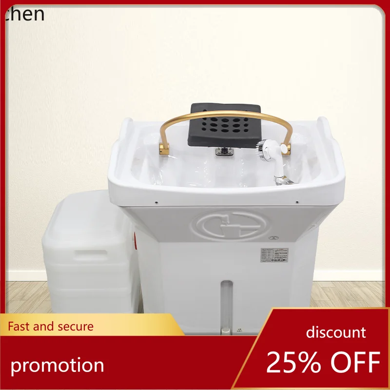 HT removable head treatment road soup with constant temperature water circulation fumigation shampoo bed