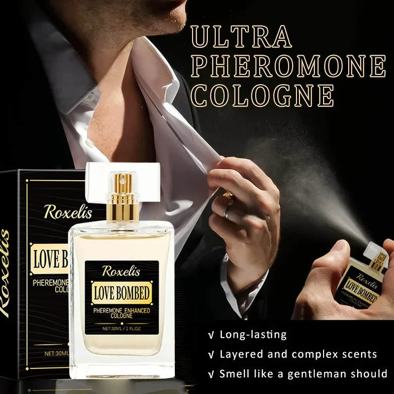 Sexuellement de phéromone de l'homme pour attirer les femmes, messieurs d'affaires, parfum léger, breloque fraîche, Cologne, tentation sexy, eau de toilette