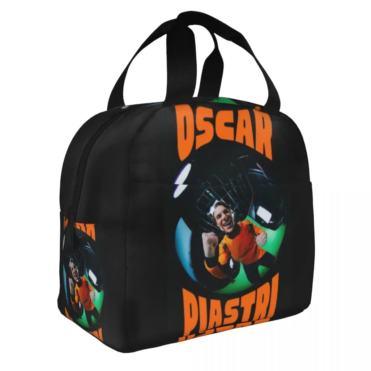 Oscar Australian Racing Driver Piastri Insulated Lunch Bags for School Office Waterproof Thermal Cooler Lunch Box