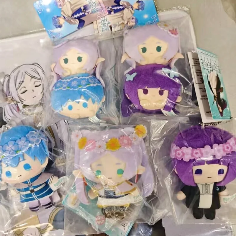 

Подлинная плюшевая кукла Frieren: Beyond Journey's End, мини-кукла Frieren Fern Stark, подвеска-кукла Himmel, аниме-орнамент, фигурка в подарок