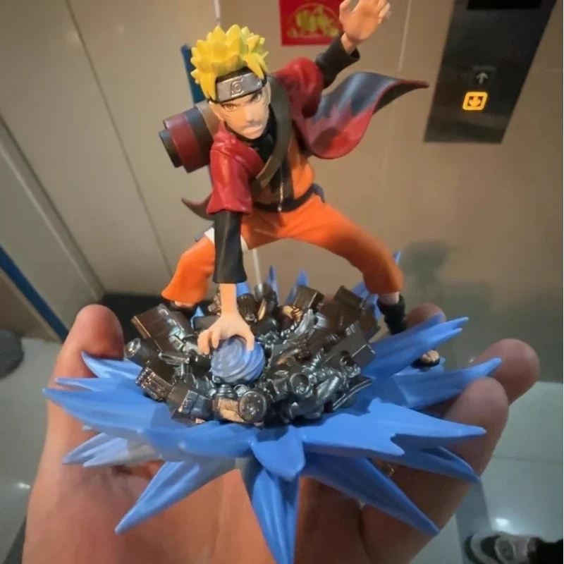 Genuine Uchiha Sasuke Panel Figure Action Anime Themed Collectible Creative Ornament Toys Hobbies Gift