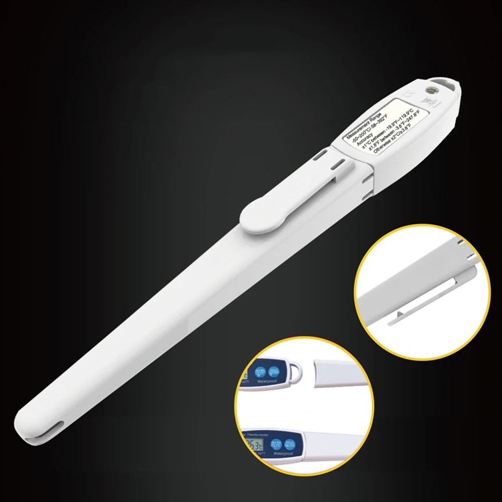 

Food Thermometer Temperature Range Meat Barbecue Daily Use Kitchen Cooking Baking Fast Reading