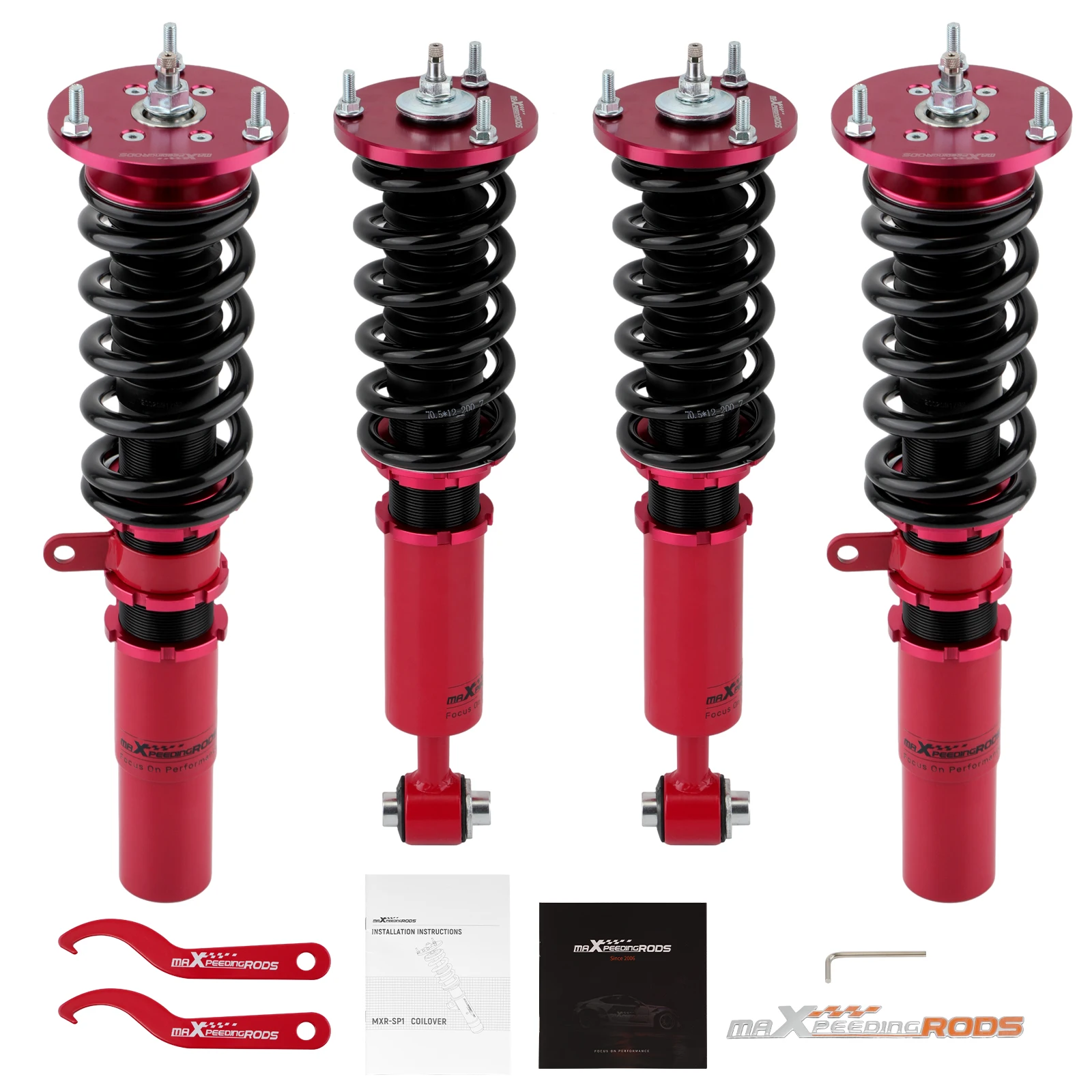 MaXpeedingrods Shock Absorber Coilovers Suspension For BMW 5 Series E60 2004-2010 Sedan AWD