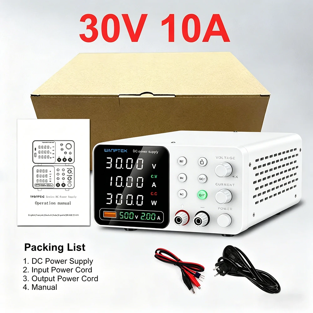 Instelbare DC-voeding 30V 5A 10A 60V 5A 120V 3A 160V 2A Laboratoriumvoeding Gestabiliseerde spanning Metaal-anodisatie NANKADF