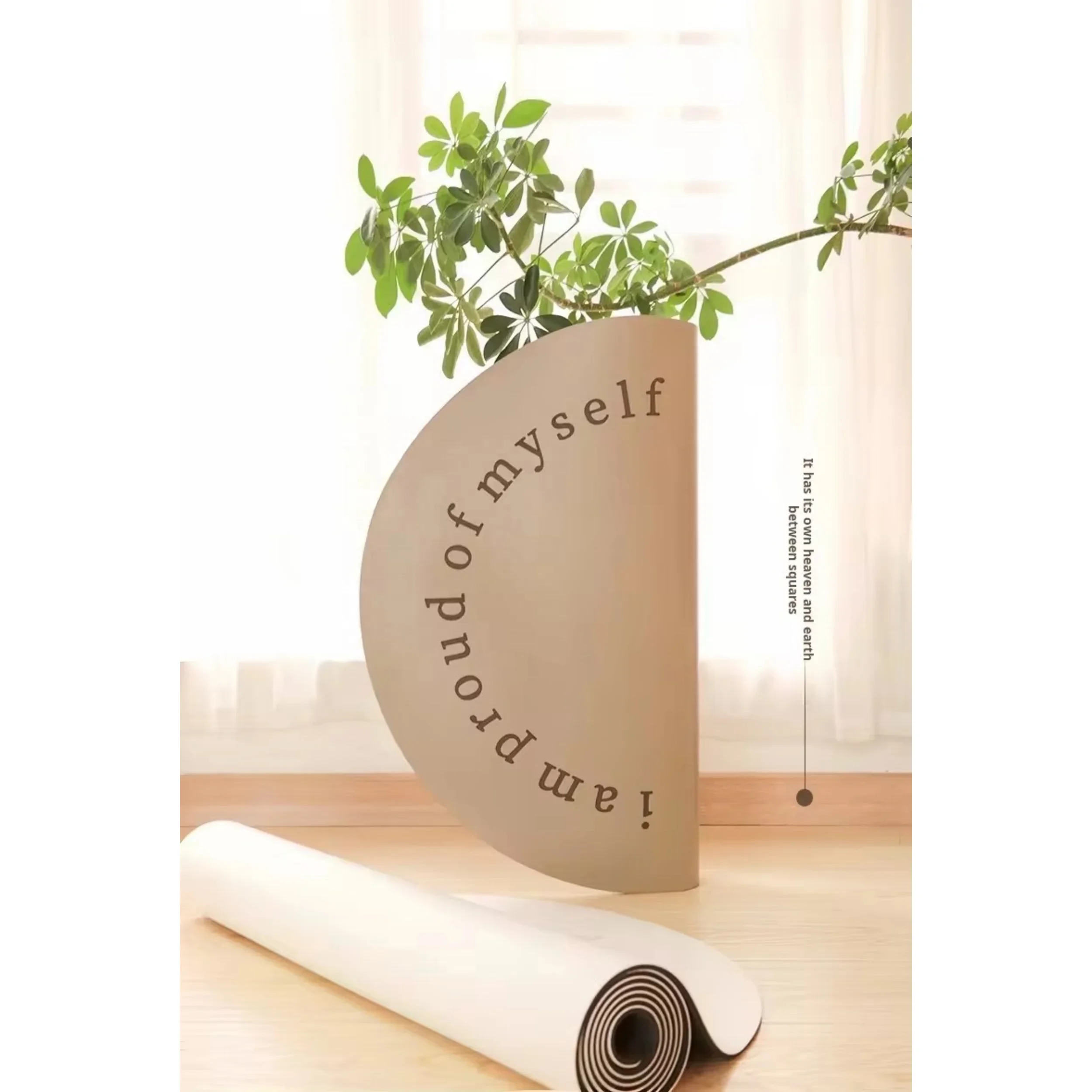 Oval Yoga Mat No MOQ PU Rubber Yoga Mat Custom Printed Anti Slip Eco Friendly Yoga Mat