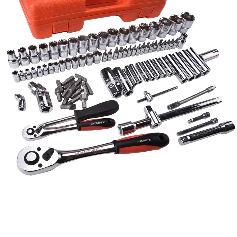 Original brand new！high quality car maintenance tools set  tool kit mechanical socket wrench set
