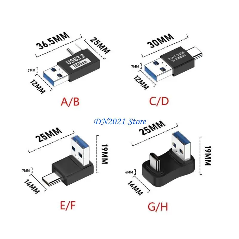 F3KE USB C TO USB3.1 CARGER ADAPTORA CONNECTIRA VÁRIOS DEVICES USB às interfaces do tipo C
