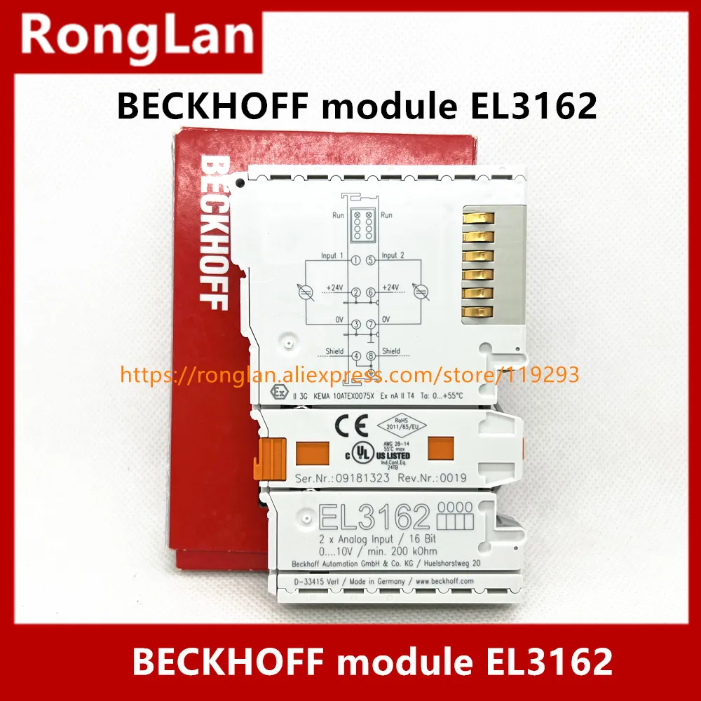 [BELLA] New German original authentic BECKHOFF Beckhoff module EL3162 EL2624 spot