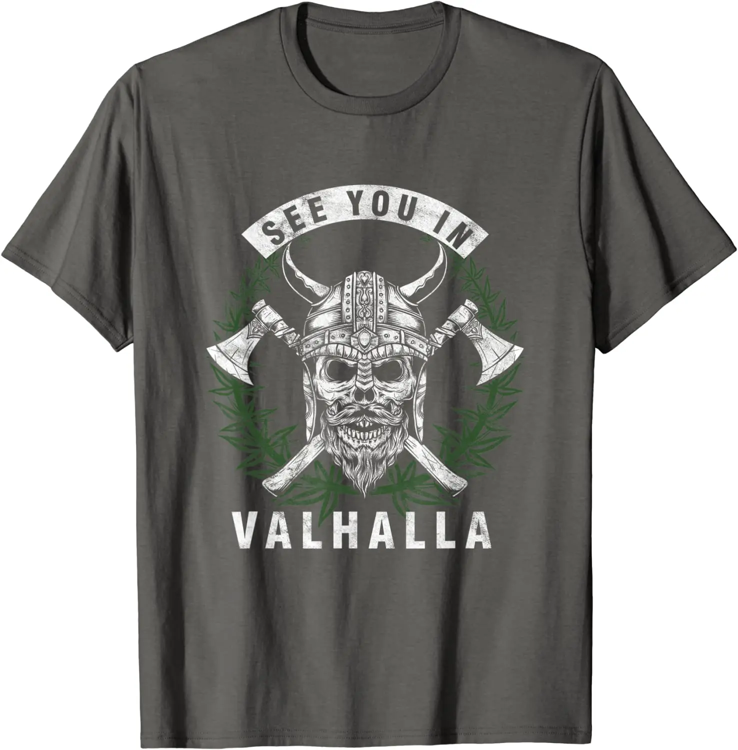 See You In Valhalla Norway Norse Mythology Vi king Men T-Shirt Short Sleeve Casual 100% Cotton O-Neck Summer Shirts