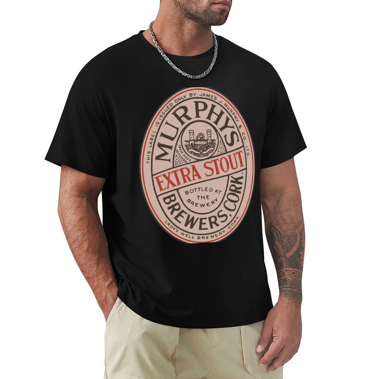Murphy's Extra Stout T-Shirt t shirts for man cotton funny T-Shirt