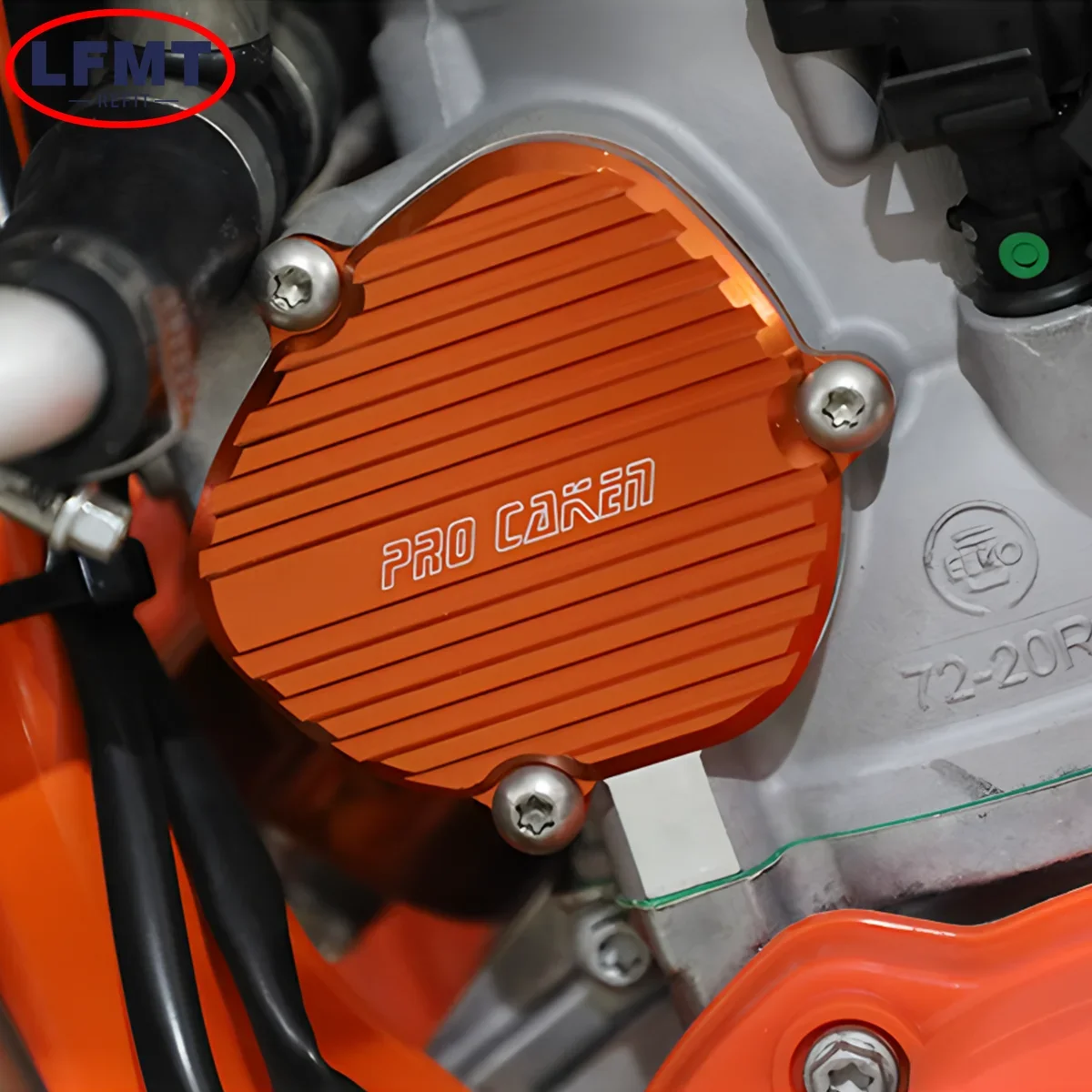 For KTM SX XC XCW EXC TPI 250 300 Motorcycle Left Exhaust Power Valve Control Cover For Gas Gas EC EX MC For Husqvarna TE TC TX