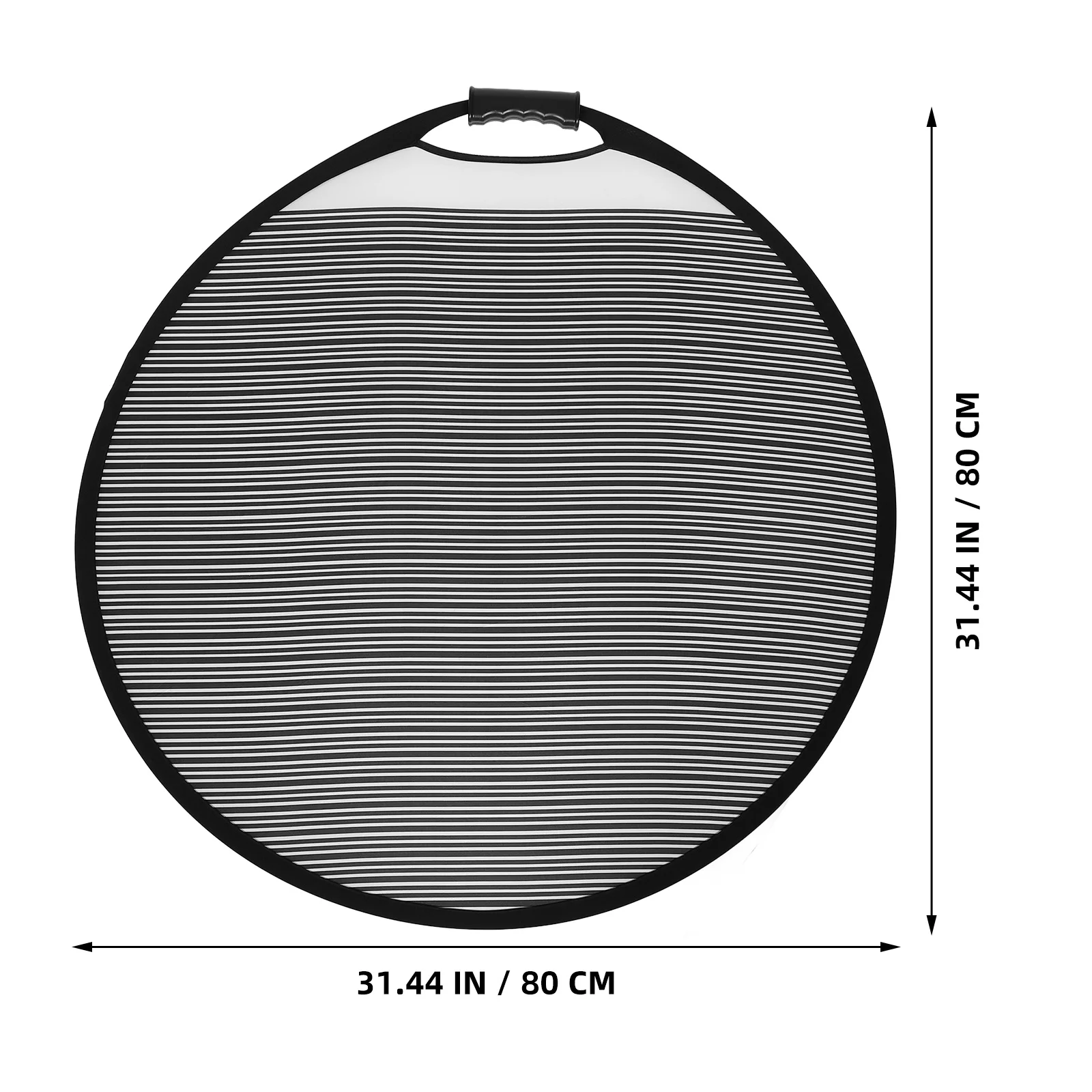 80cm Striped Light Reflector Board Portable Handheld for Automotive Dent Detection and Correction Flexible