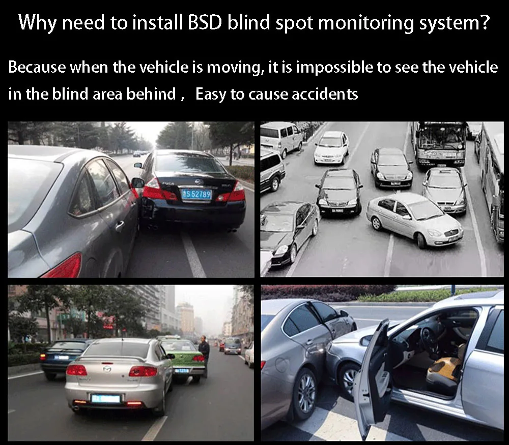 Auto BSD Blind Spot Überwachungssystem 77 GHz Mikrowelle Radar Blind Spot Erkennung System BSM Blind Bereich Spur ändern Unterstützung – Detail 17