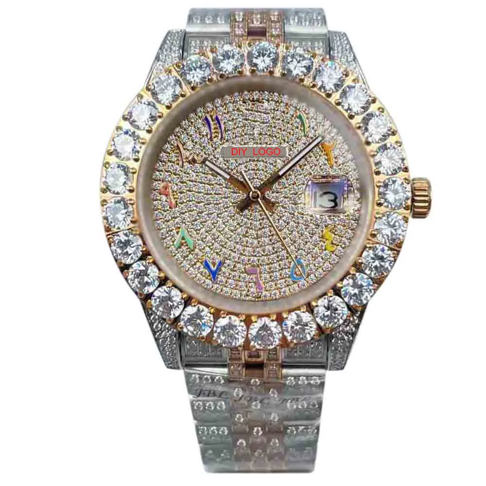 43 mm Luxurious Diamond Men's Watches – Ideal for Business or Casual Wear, Unique Gifts for Men Unique