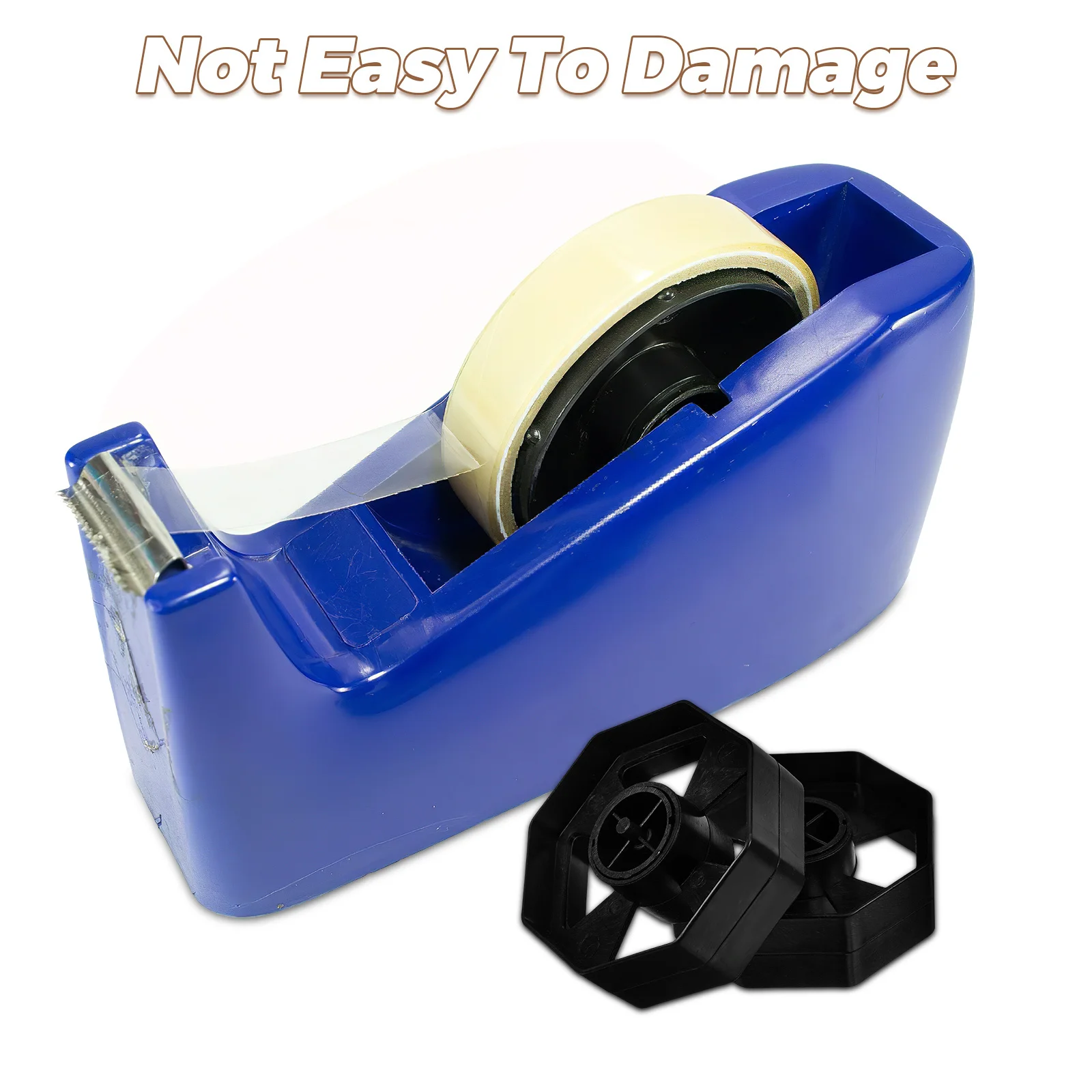 3 مجموعات من موزع الشريط اللاصق المتداول الأساسية هيكل الأسطوانة المنقولة يقلل من الاحتكاك يطيل عمر عجلة الشريط البديلة