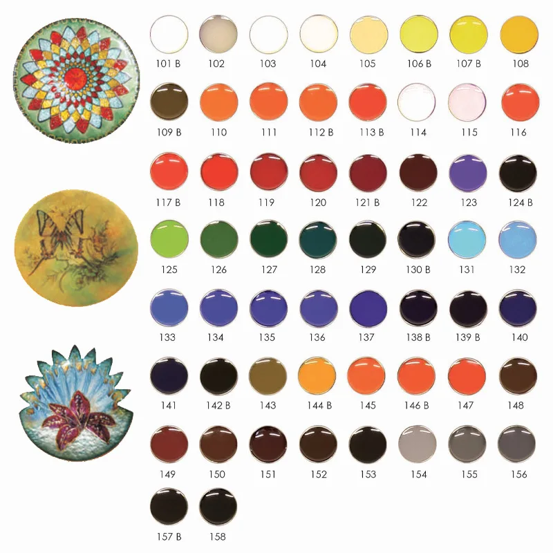 

BERKEM Enalor Cold Enamel, Made in Italy, Jewelry DIY Craft KIT, Enalor 100 serie Opaque Colors（101-137), MORE COLORS IN STORE