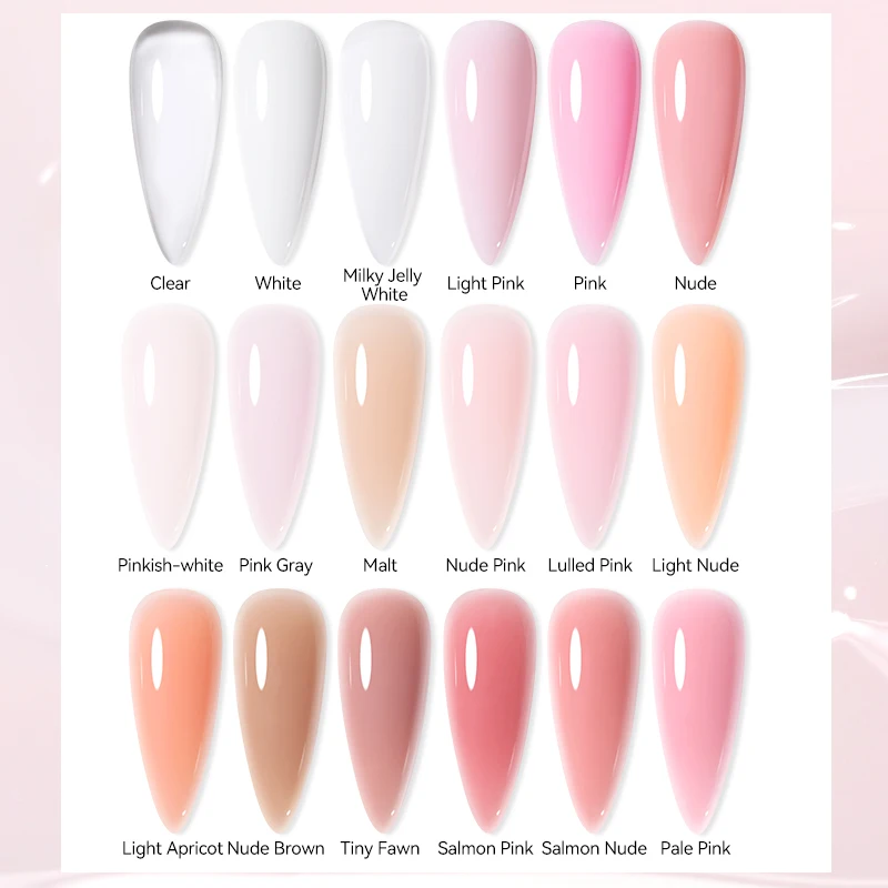 UR SUGAR 15ml Extension Gel Camouflage Hard Gel Pink Nude Extension Construction Gel Acrylic Soak Off UV LED Nail Manicure