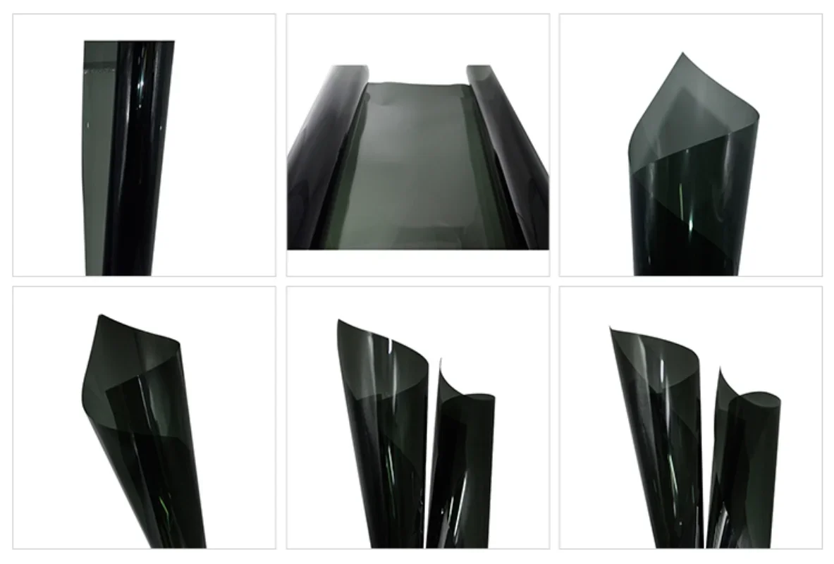 5/15/35/50% VLT Nano Ceramic Reflective Window Film Infrared Proof Double Silver Magnetron Sputtering Car Solar Window Tint Film