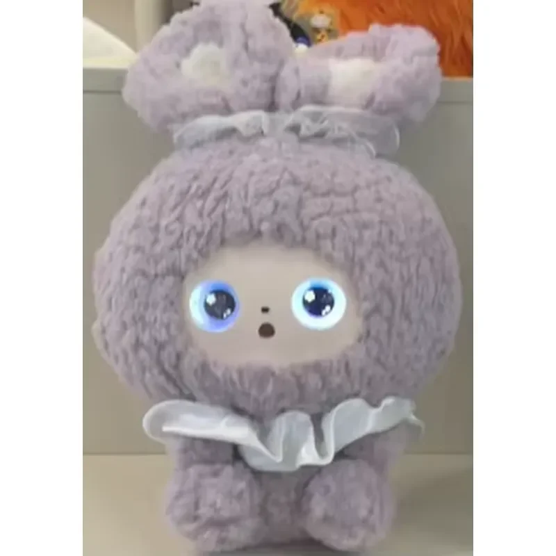 Purple Rabbit Plush Toy AI Interactive Smart Stuffed Animal Early Education Learning Gift for Kids Cute Huggable Doll