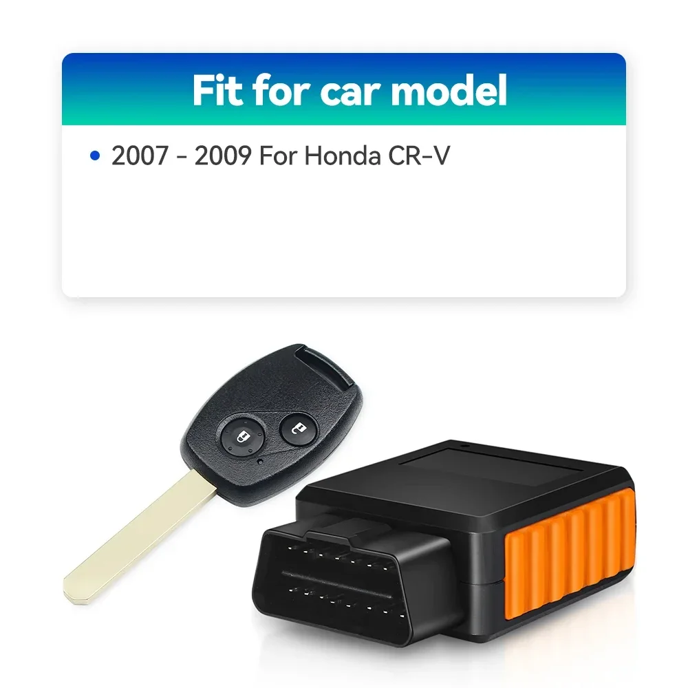 MLBHLIK-1T OBD Programmatore Chiave A Distanza Dell'automobile Per Honda Accord Coupe 2DR Crosstour CR-V CR-Z Insight Fit 2007-2015