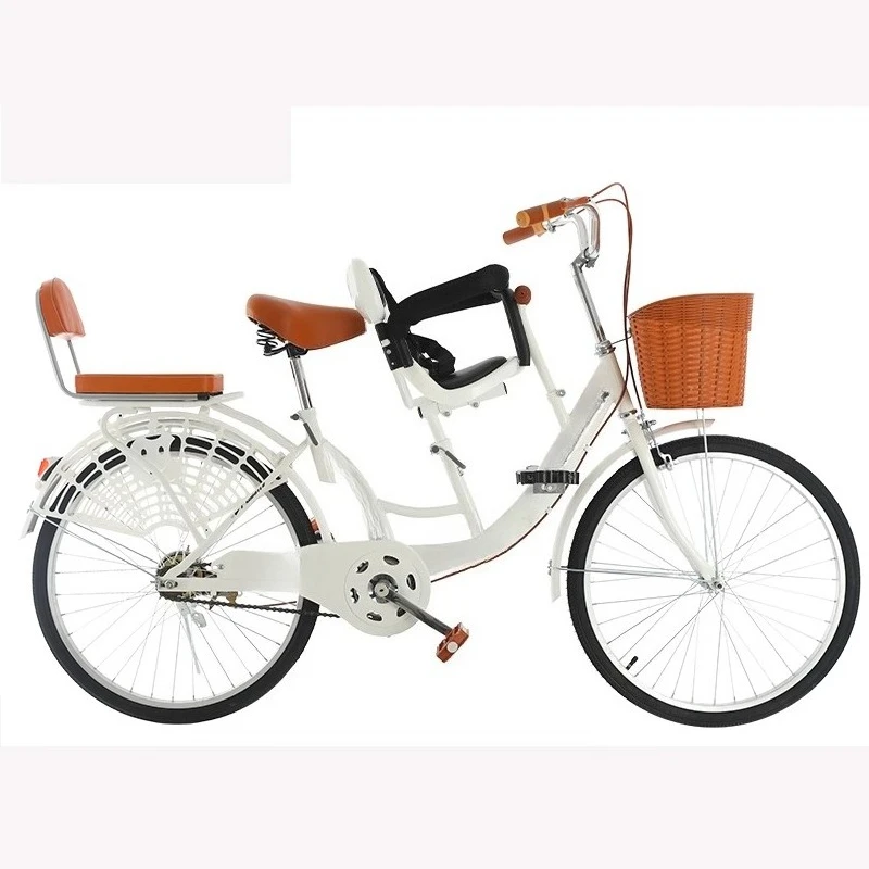 Parent-child bicycle 24-inch lightweight variable speed commuter bicycle