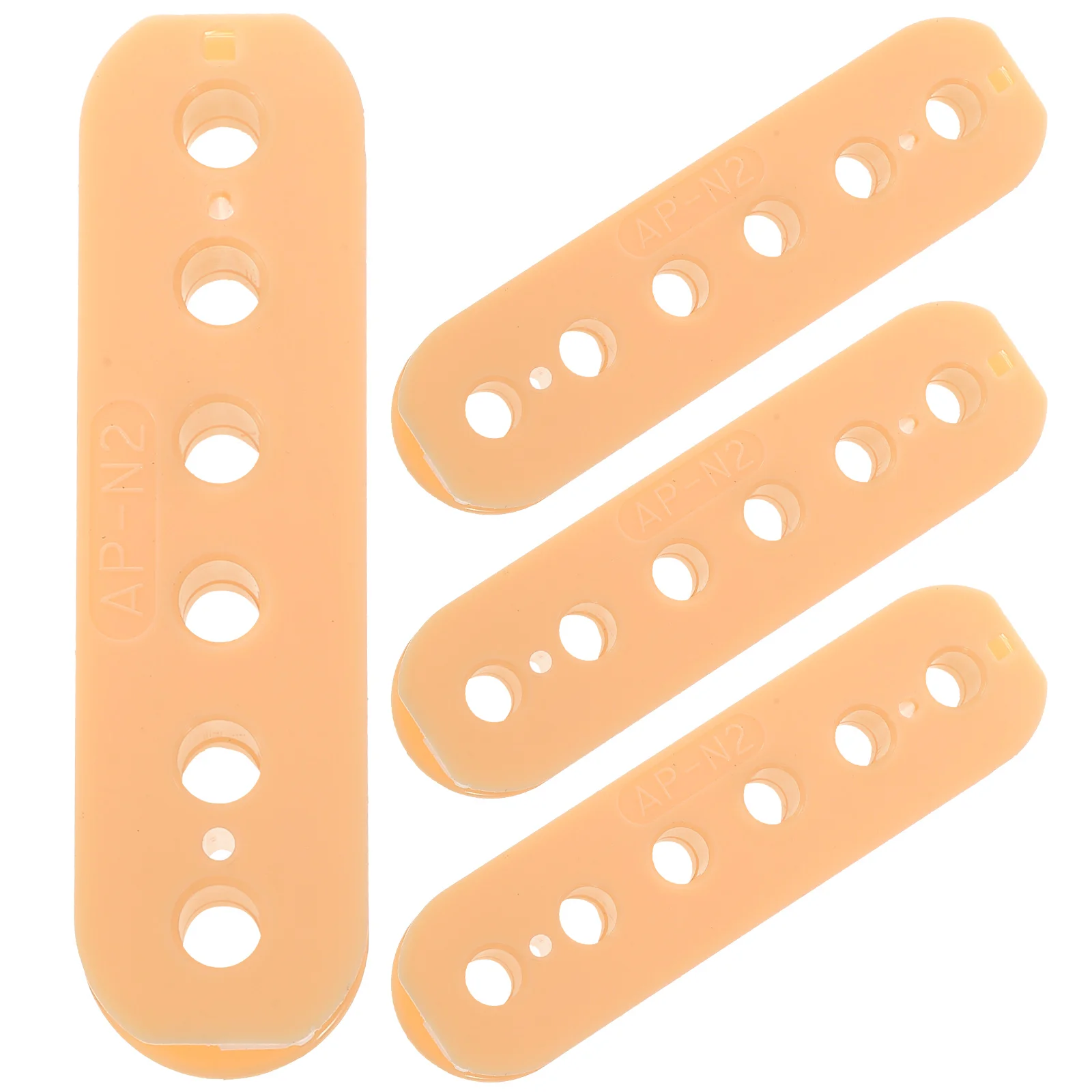 

4Pcs 50mm 52mm Gb802a Electric Guitar Pickup Cover Light Yellow Elegant Item for Any Electric Guitar Humbucker Slug Bobbin