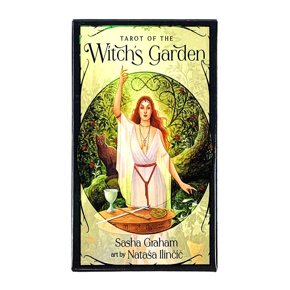 Tarot of The Witch's Garden Manifestation and Magic Await You In The Witch's Garden Tarot Cards,Family Gathering Cards Games