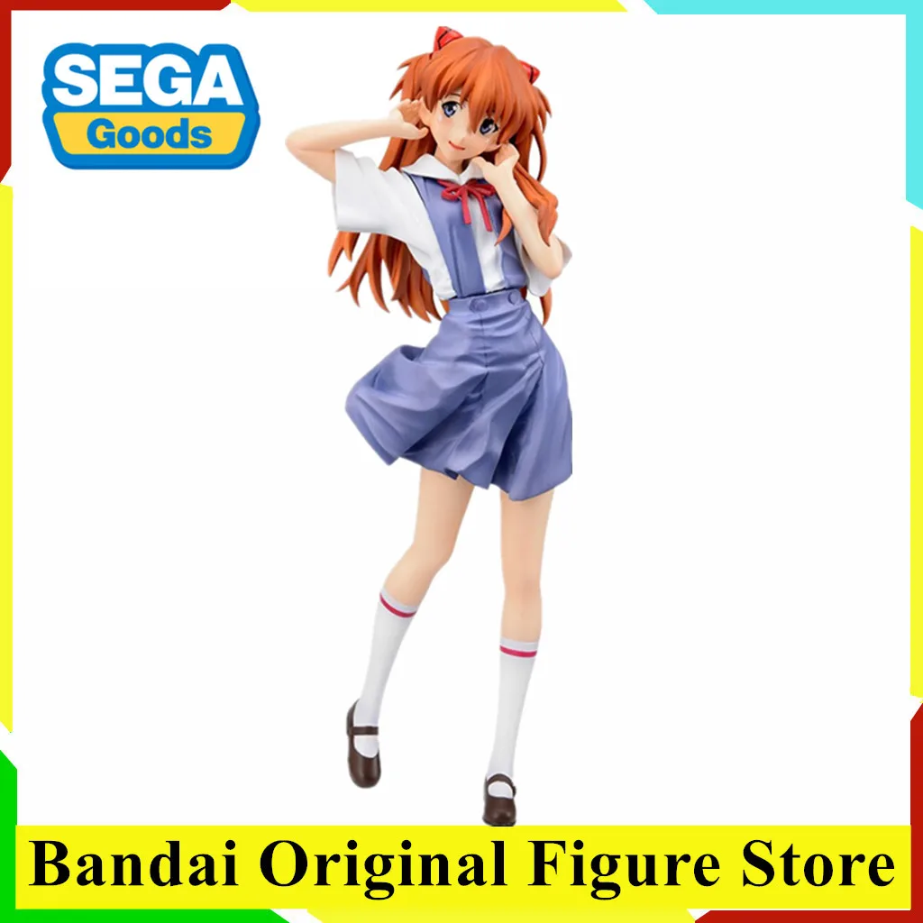 

Оригинальное аниме Shin Seiki Evangelion Souryuu Asuka Langley XStellar Seifuku ver. Фигурки игрушки ПВХ модель коллекция куклы