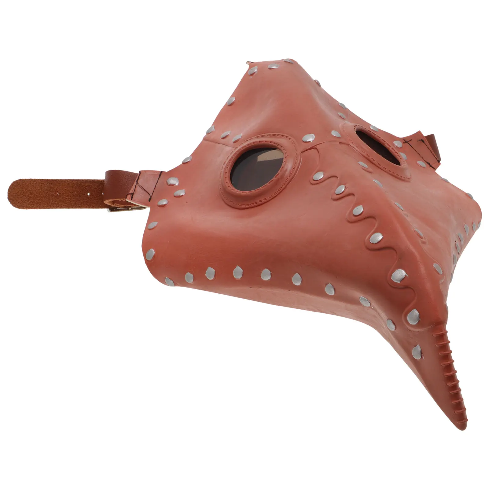 

Bird Long Nose Beak Props Mask Halloween Costumes Steampunk Gothic Red Vinyl Plague