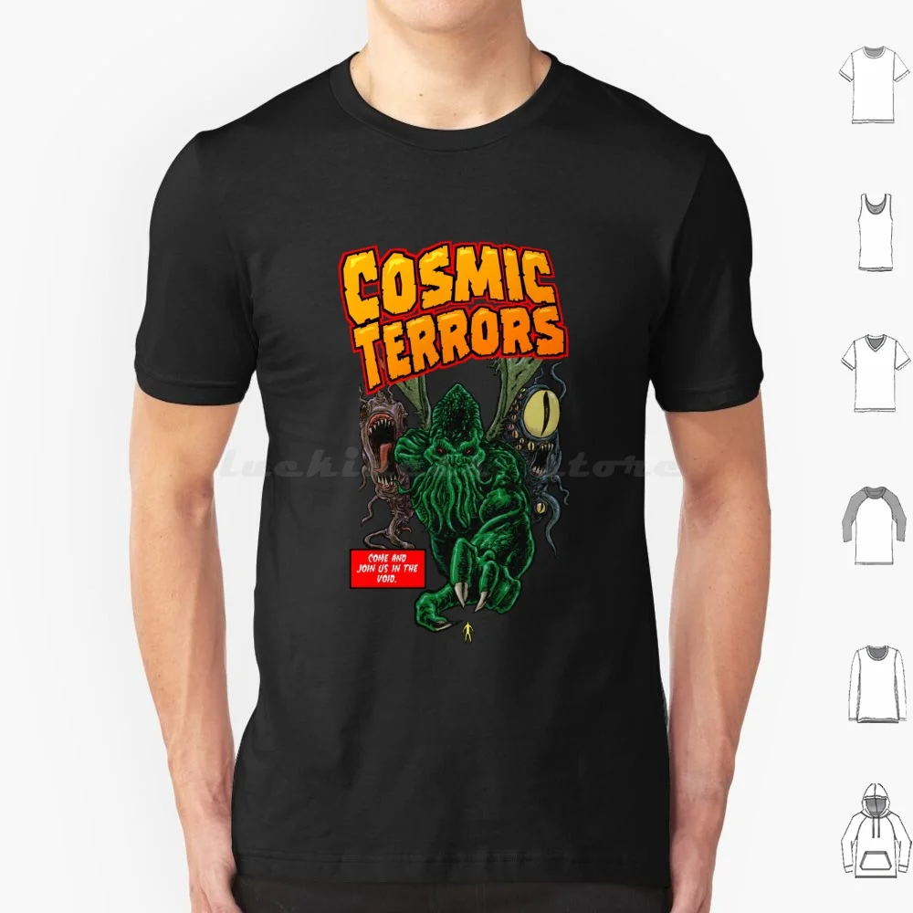 

Футболка Cosmic Terrors-The Great Old Ones And The Outer Gods Мужчины Женщины Дети 6xl Cosmic Horror Horror Necronomicon Book Of The