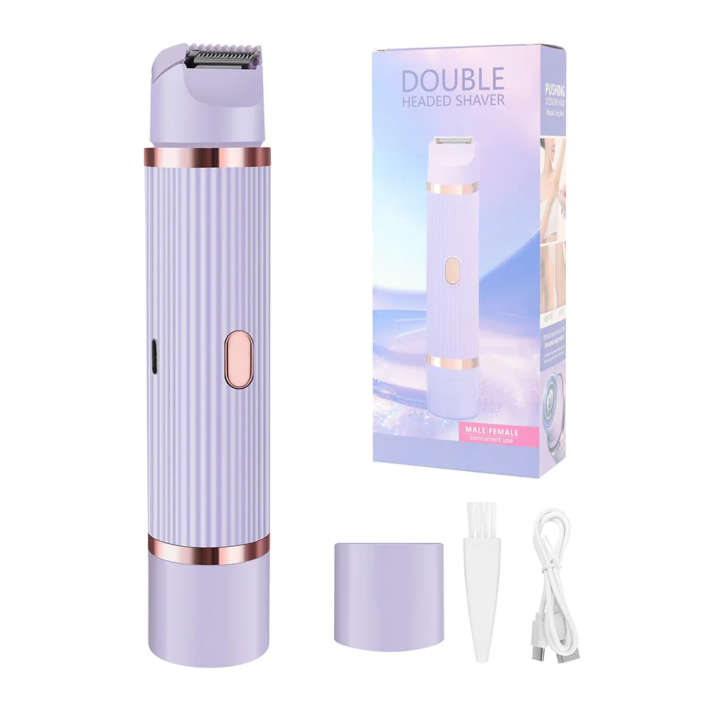 

Электрический триммер для женщин, женский эпилятор для тела, электробритва для женщин для удаления волос на зоне бикини, ногах, подмышках, лице