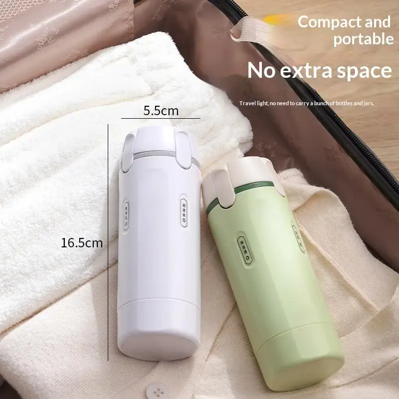 4 In 1 Leak Proof Squeezable Travel Bottles Refillable Dispenser Containers for Shampoo Lotion Conditioner Family Outing