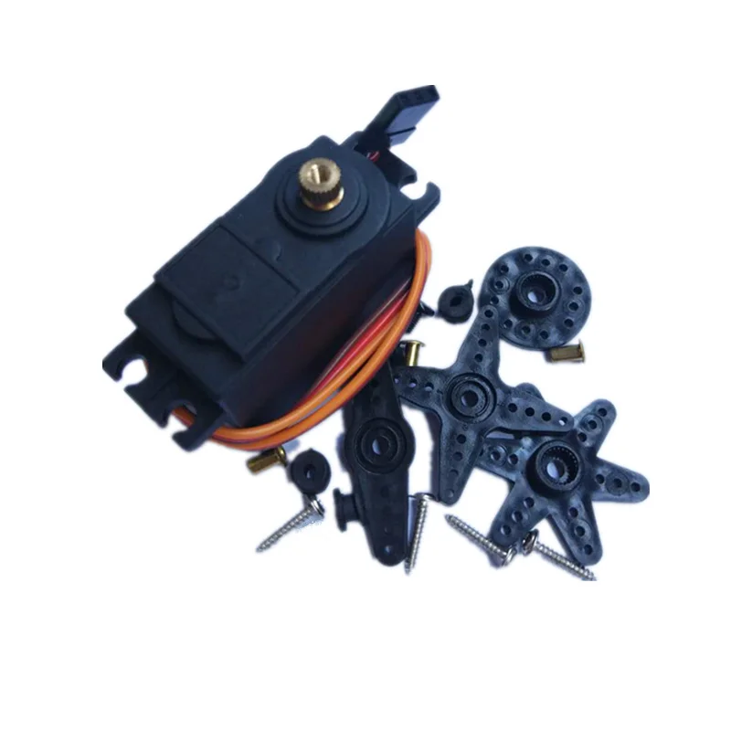 Large torque servo MG996 metal standard server model steering gear truck excavator screw steering gear