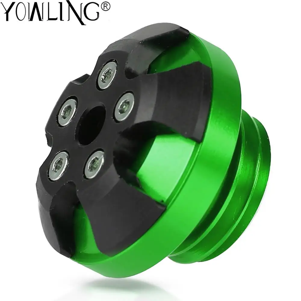 Bouchon d'huile moteur de moto M19 * 2.5, vis de couvercle de remplissage cnc pour kawasaki versys 1000 abs Z1000sx Z1000 Z800 ER6N/F Z900