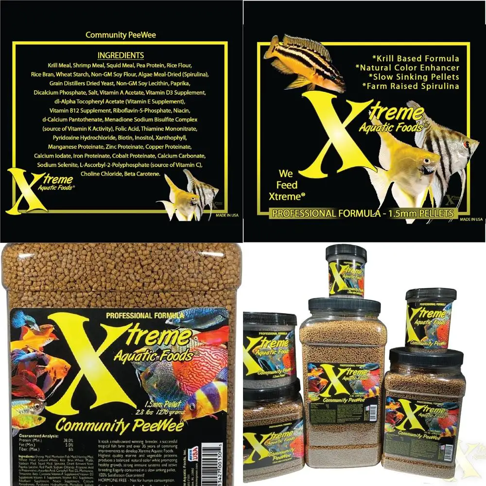 

Пеллеты Xtreme Community Peewee 1,5 мм: медленно тонущие и идеально подходят для общественной рыбы — повышает иммунитет и здоровье пищеварительной, улучшает цвет