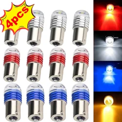 4PCs Strobe Flashing Tail Brake Light Blinker Turn Signal LED Lights Universal Motorcycle Bike Bulb Car Motorcycle Accessories