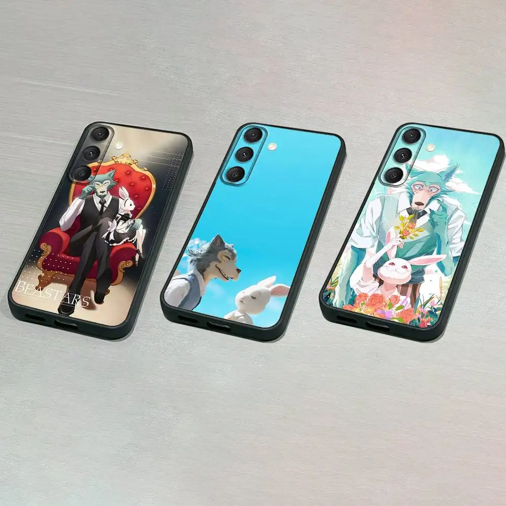 

Cute B-Beastars Anime Phone Case For Samsung S25,S24,S23,S22,S21,S20,S10,Ultra,Plus,Lite,FE,Soft Silicone Black Cover