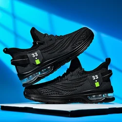 New 2024 Men's Running Shoes Shock-absorbing Fashionable Casual Large Platform Mesh Board Shoes Original Walking Tennis Shoes