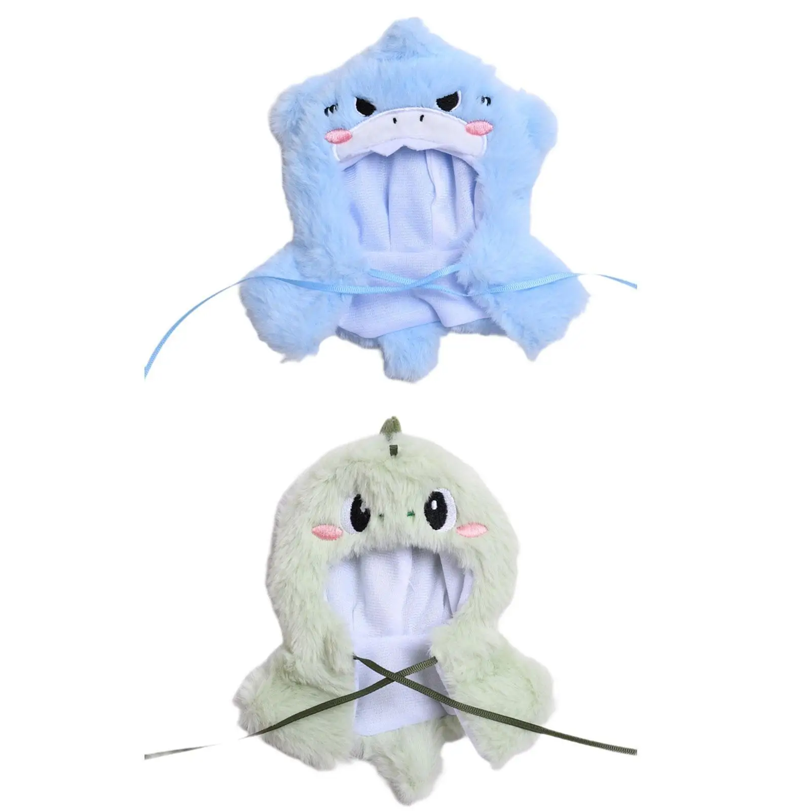 Modepoppen Shark Cloak Accs Kostuumoutfits Miniatuurkleding voor poppen van 17 cm Jongenpoppen Aankleden Meisjespoppen Nieuwjaarsgeschenken