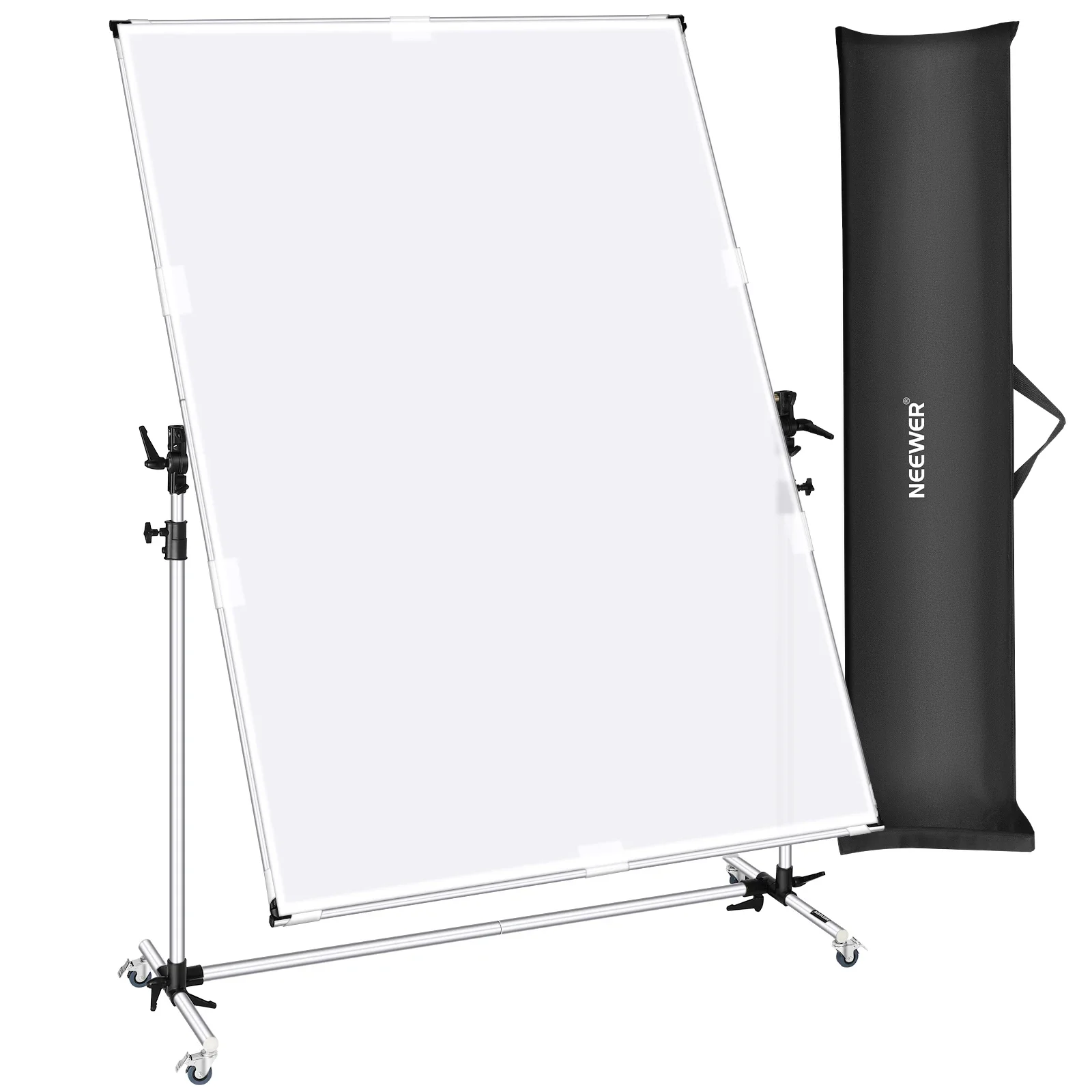 

Neewer Photography Light Diffuser With Height Adjustable Support Stand With Casters,Polyester Diffusion Fabric For Studio Lights