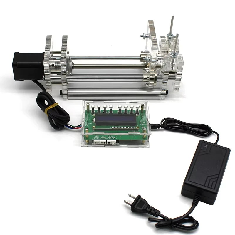 

QHZS-001A 12V Laboratory Micro Syringe Pump Desktop Precision Electric Injection Pump Propel Pump Liquid Glue Dispenser 1-150ML