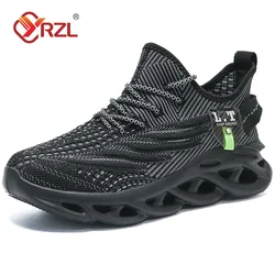 YRZL Men Sneakers Unisex Runing Shoes Outdoor Big Size Lightweight Breathable Mesh Increase Comfortable Sports Shoes for Men