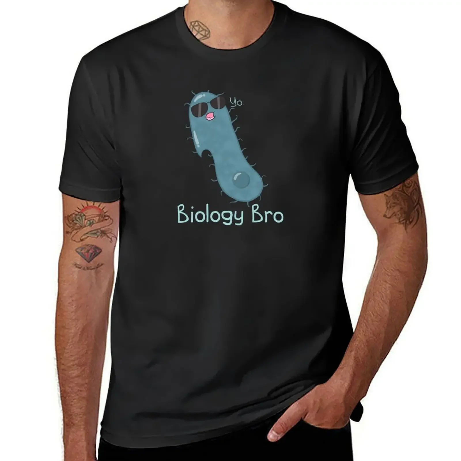 Biology Bro T-Shirt vintage cotton graphic tees quick drying Aesthetic clothing plain t shirts men