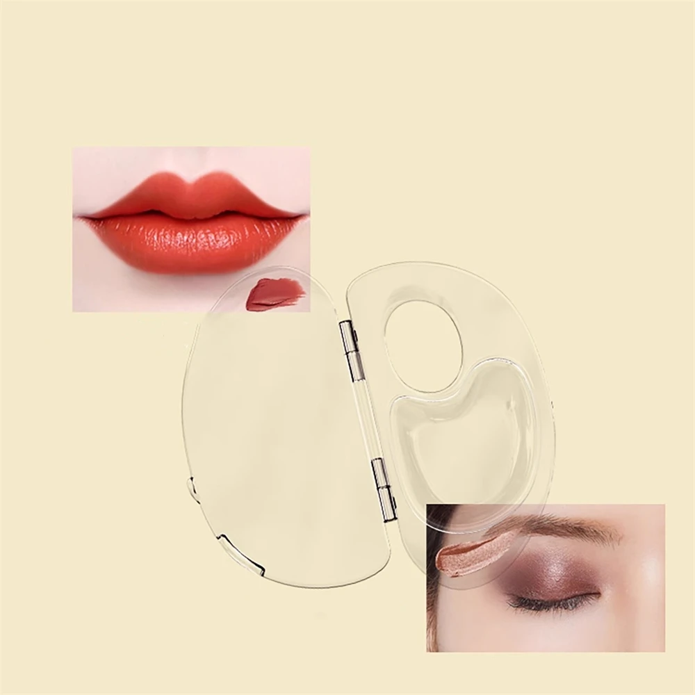 Foundation Mixing Board Transparent Makeup Artist Palette Color Mixing Tray Smooth Transparent Makeup Palette For Professional