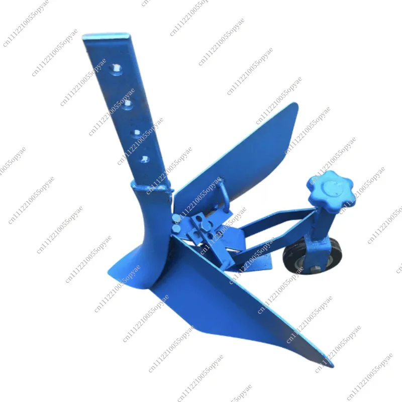 

Micro Tiller Furrower Plow Adjustable Ditching Plow Hand Push Cultivator Multi Function Orchard Fertilizer Trencher Ridger Tool