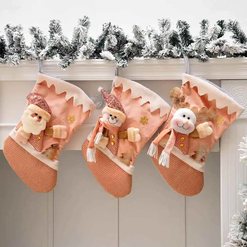 

Christmas Decorations Christmas Tree Ornaments Candy Socks Children's Gift Bags New Arrival Christmas Stockings Festive Supplies
