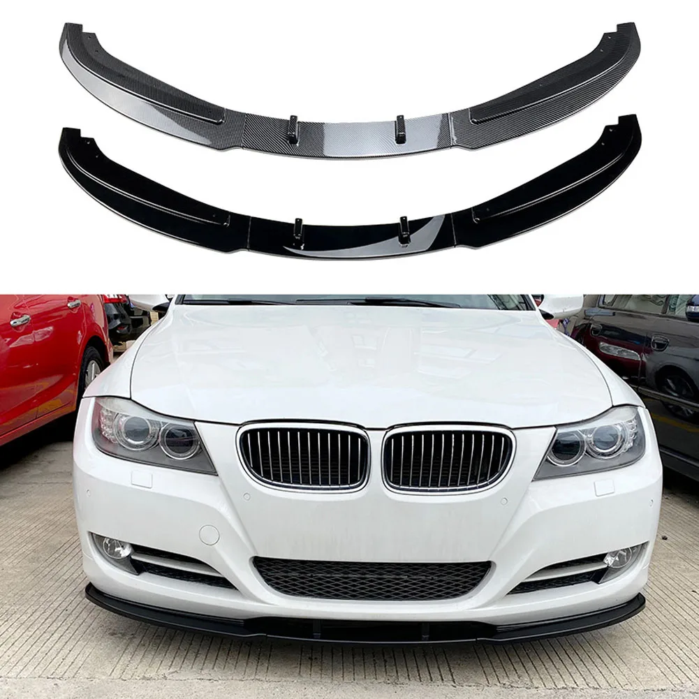 

3 Stage Front Lip Splitter Spoiler Side Lower Splitters Body Kit For BMW 3 Series E90 E91 LCI 320i 330i 2009-2012