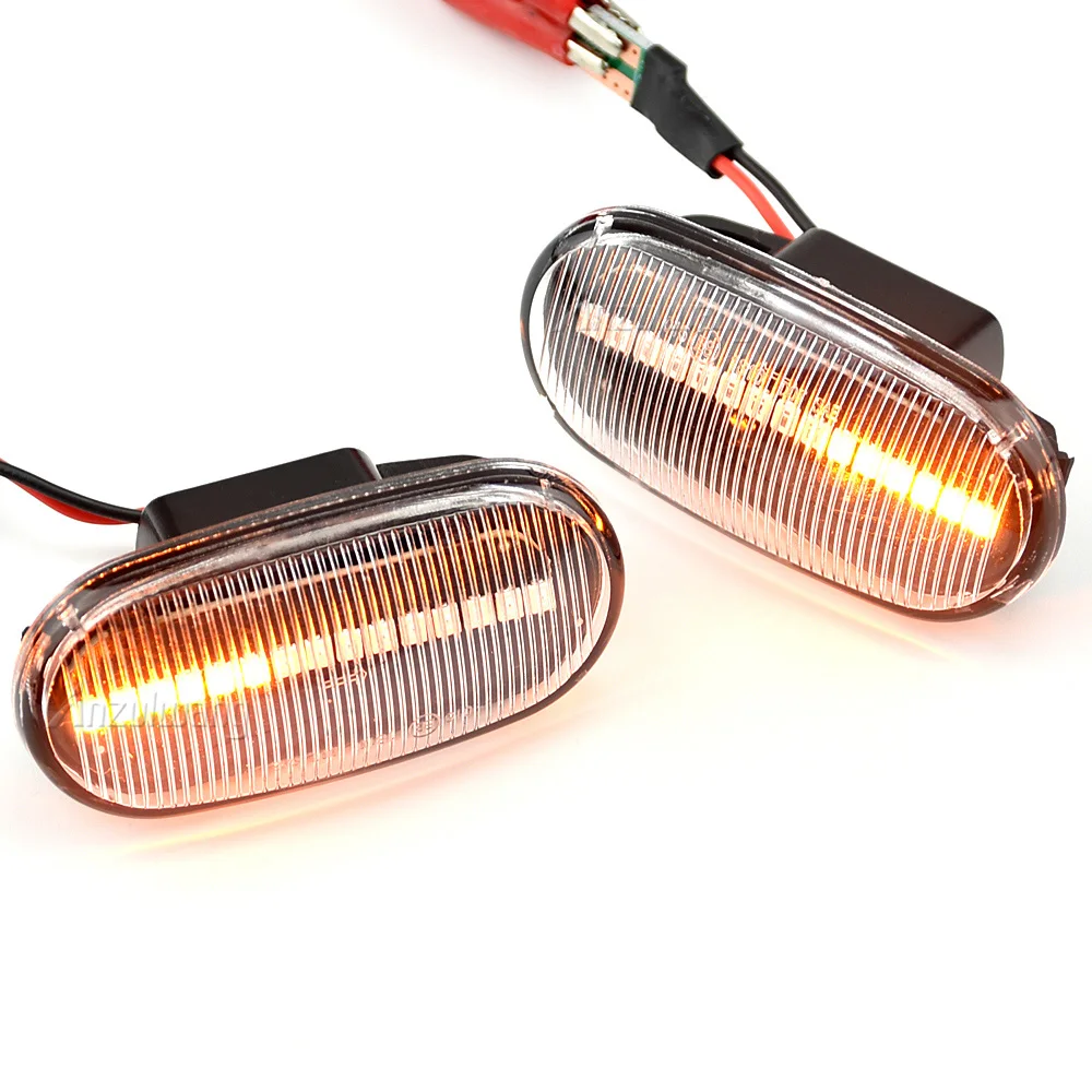 

For HONDA Prelude CRX S2000 Integra Fit Del Sol Acura Civic 33851-S2A-J02 LED Dynamic Side Marker Turn Signal Light Indicator