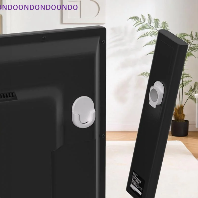2Pcs Strong Magnetic Remote Control Holder Wall Mount TV Remote Wall Mount Holder Hook Fan Remote Holder Magnetic Hooks